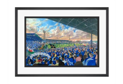 Ninian Park Stadium Fine Art Print - Cardiff City FC
